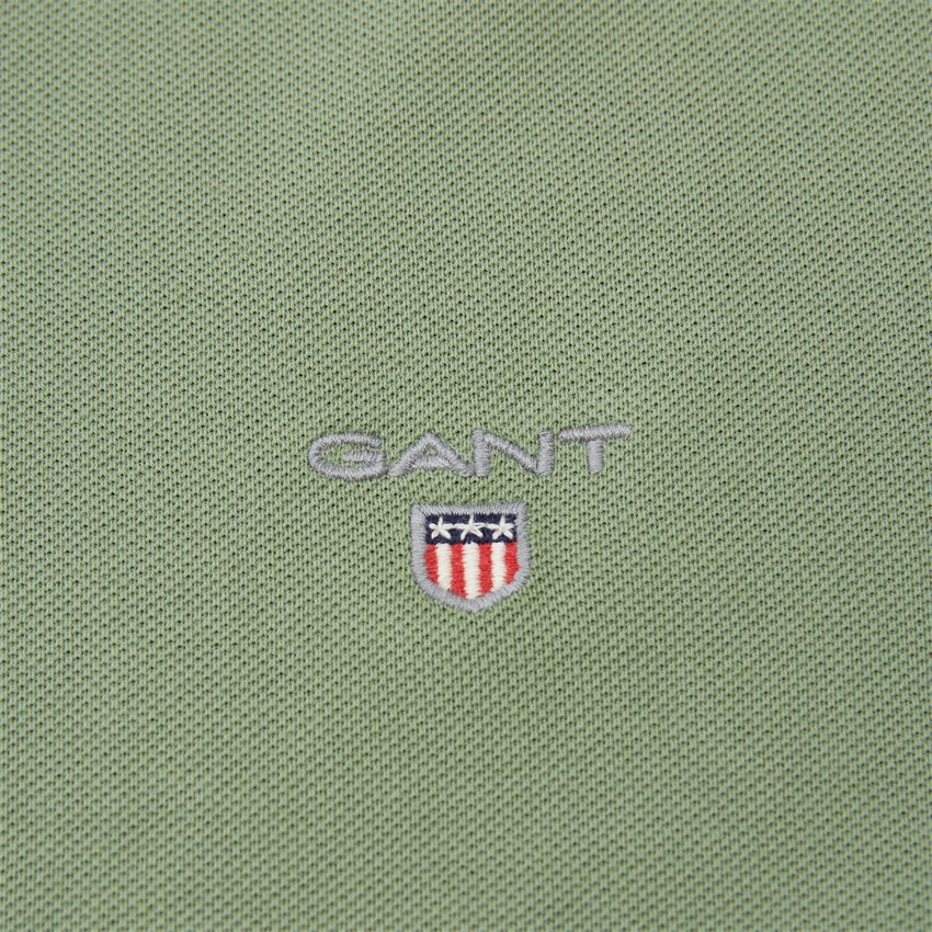 Gant T-shirts ORIGINAL RIQUE SS RUGGER 2201 KALAMATA GREEN
